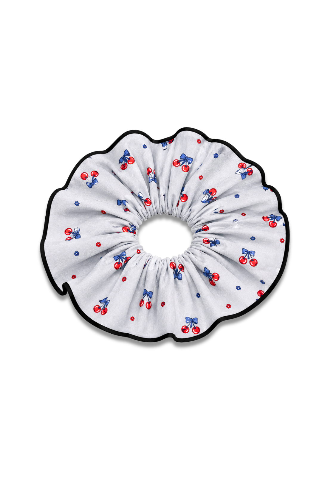 Cherry Print Hair Scrunchie