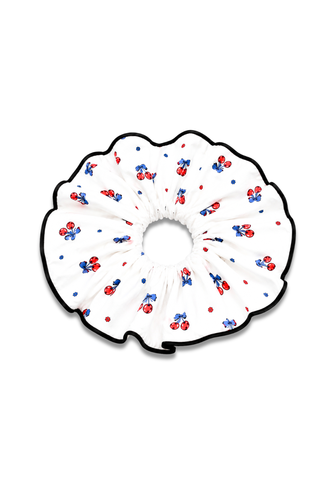 Cherry Print Hair Scrunchie