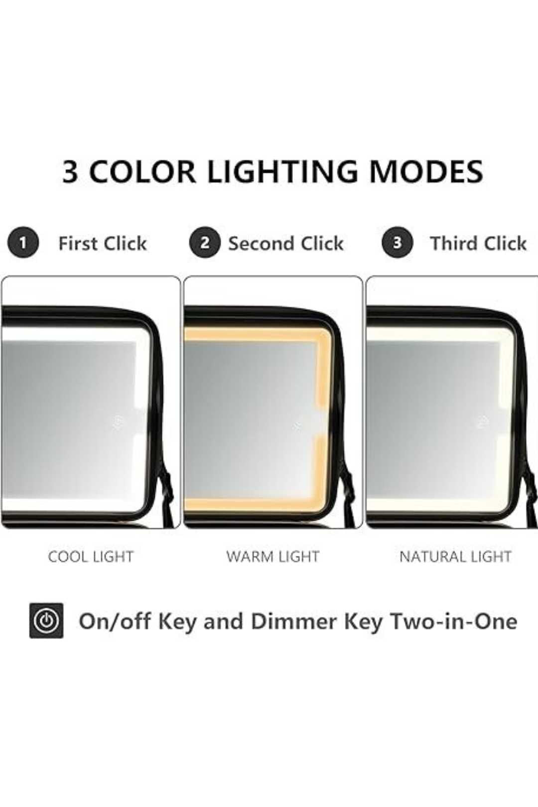 LED Makeup Mirror Handheld Box