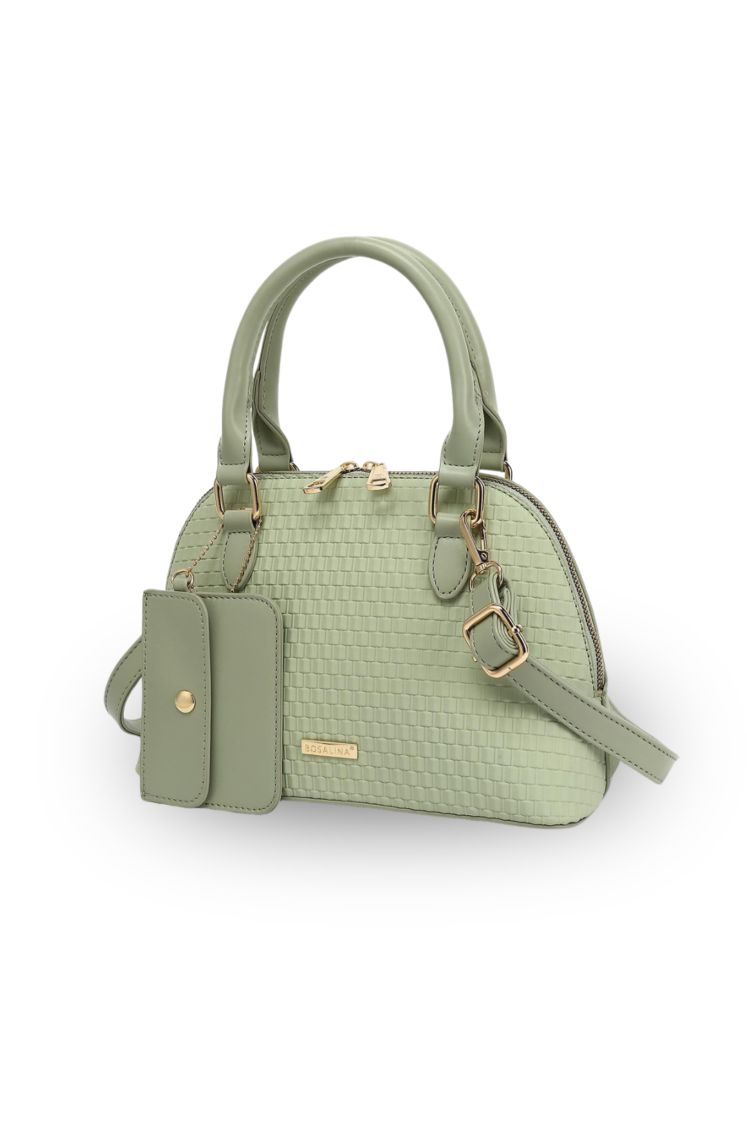 Textured Structured Handbag
