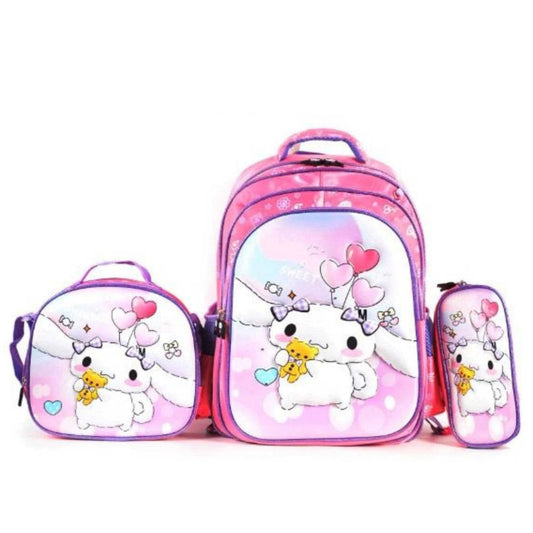 BC382 Cinnamoroll 3 Piece Backpack Set