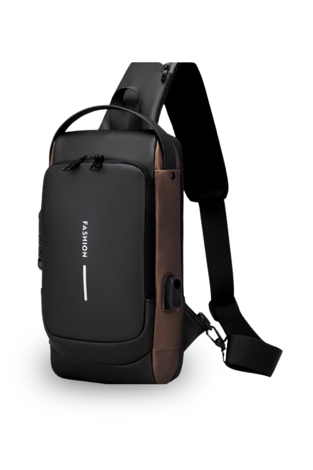Anti-Theft USB Sling Men's Backpack