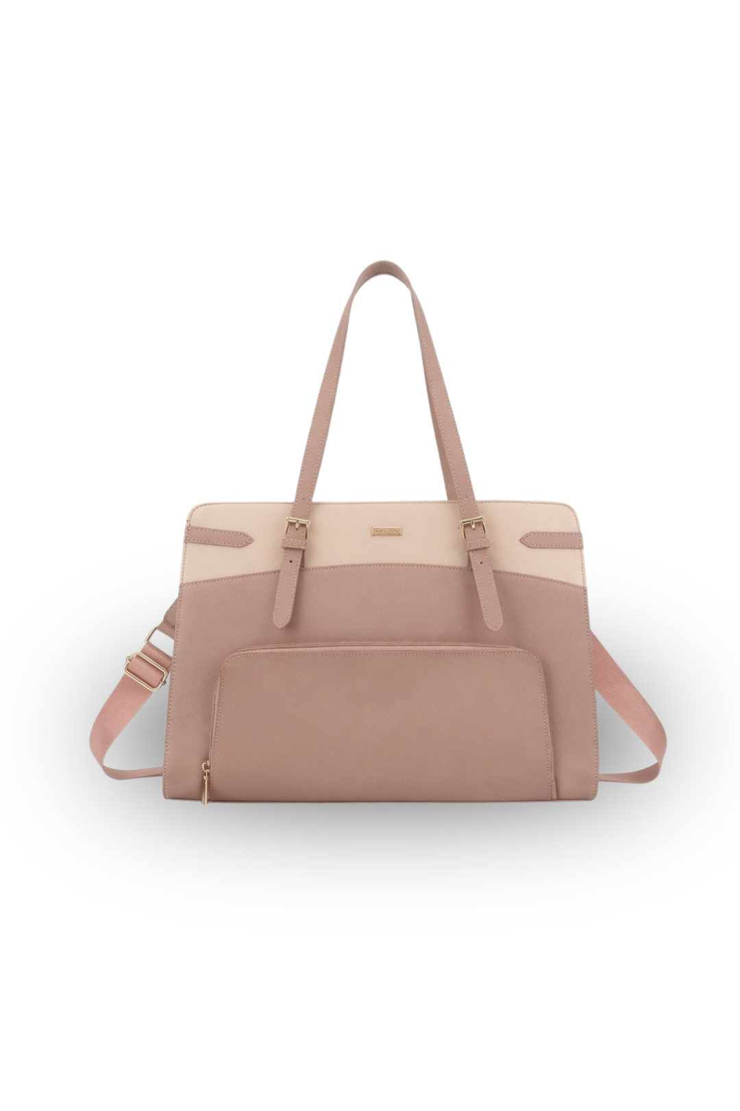 Dual-Tone Structured Work Tote