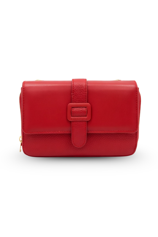 Structured Strap Crossbody Wallet