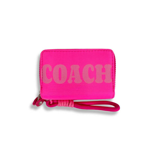 S3875 Coach Mini Wallet with Wristlet Strap