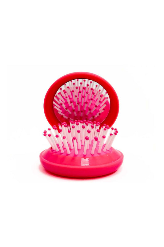 1001  2-in-1 Compact Mirror and Hairbrush