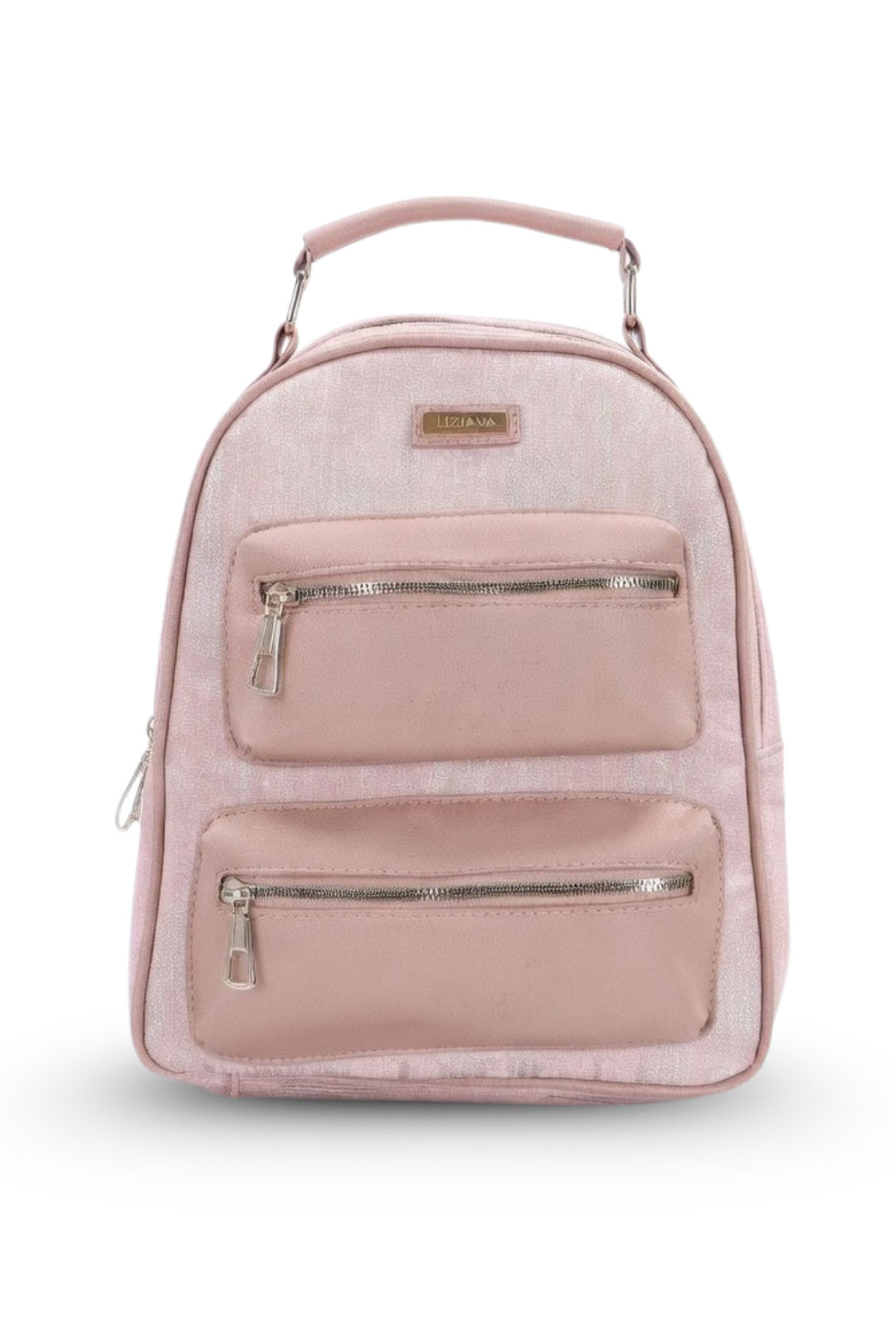 Textured Dual Pocket Backpack