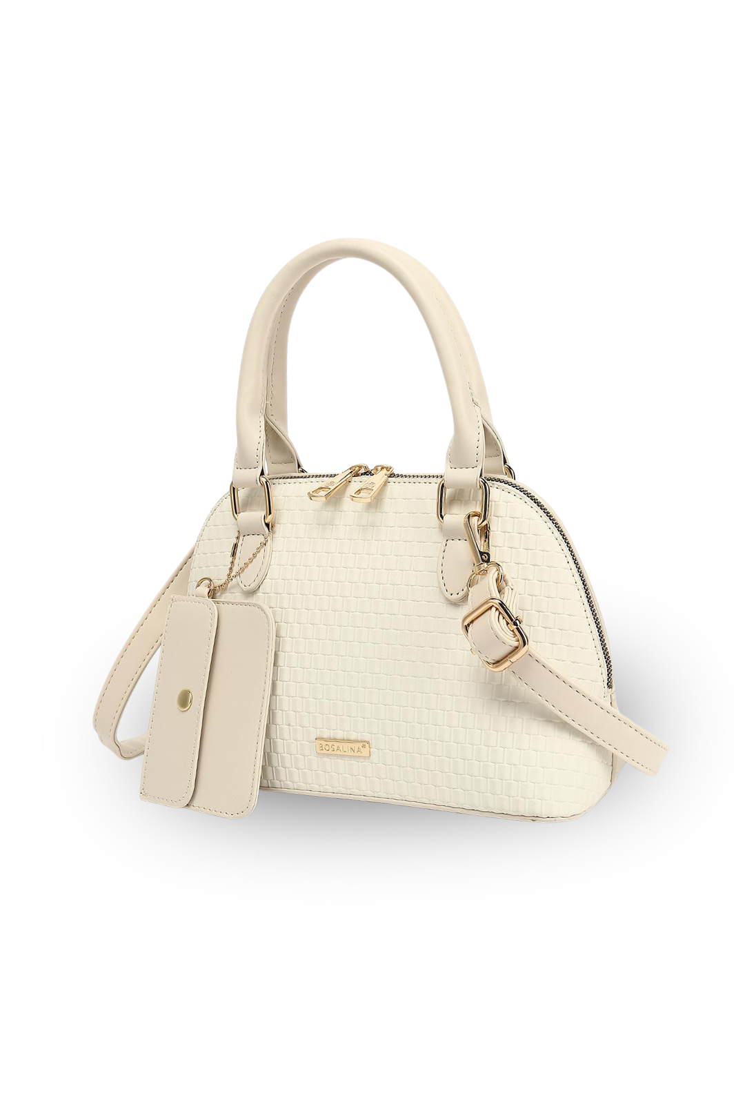 Textured Structured Handbag