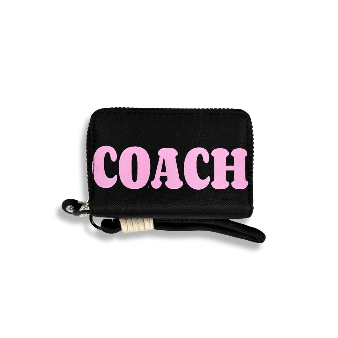 S3875 Coach Mini Wallet with Wristlet Strap
