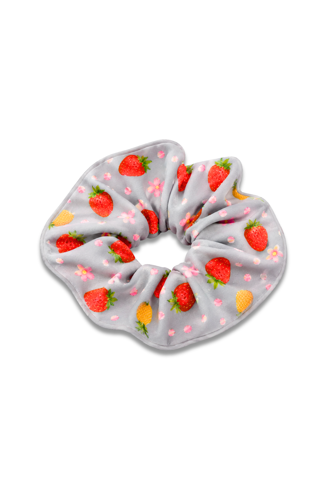 Strawberry Print Scrunchie