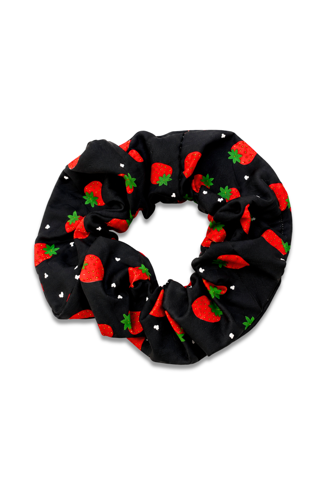 Strawberry Pattern Hair Scrunchie