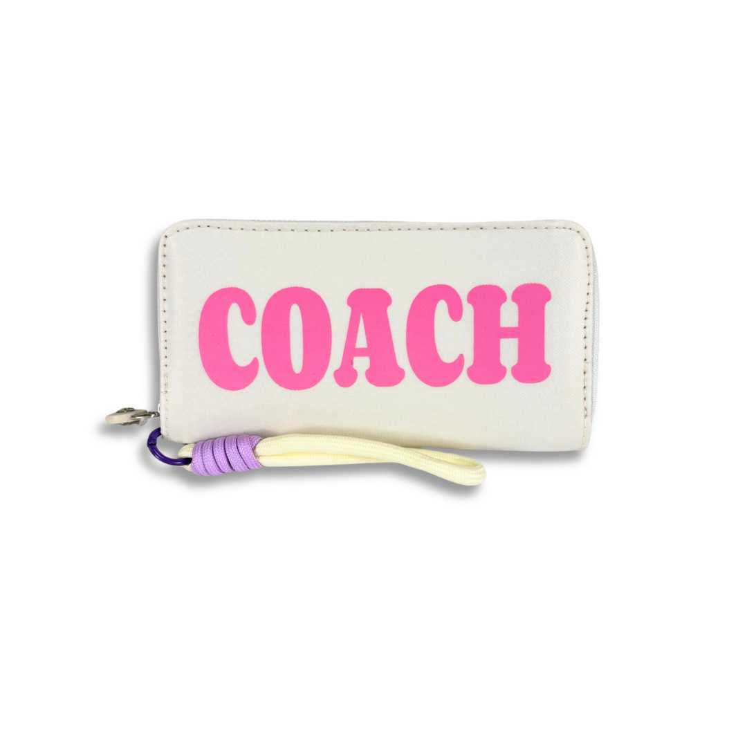 S3874 Coach Wallet with Wristlet Strap