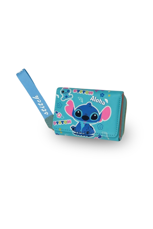 Cute Cartoon Character Mini Wallet with Wrist Strap