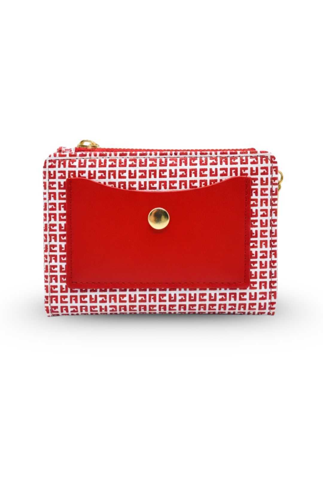 Pattern Trim Card Wallet