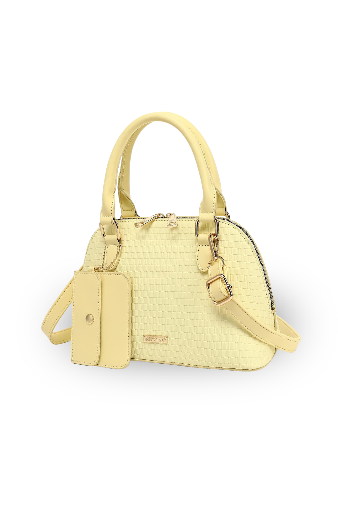 Textured Structured Handbag