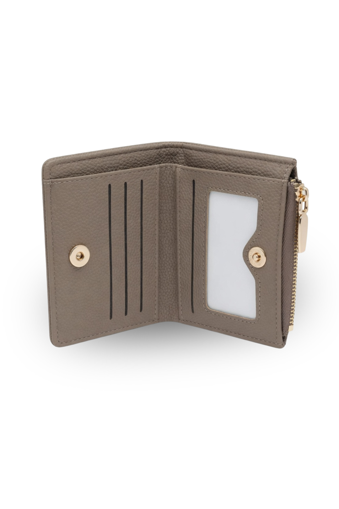 Heart Patch Color block Mini Wallet