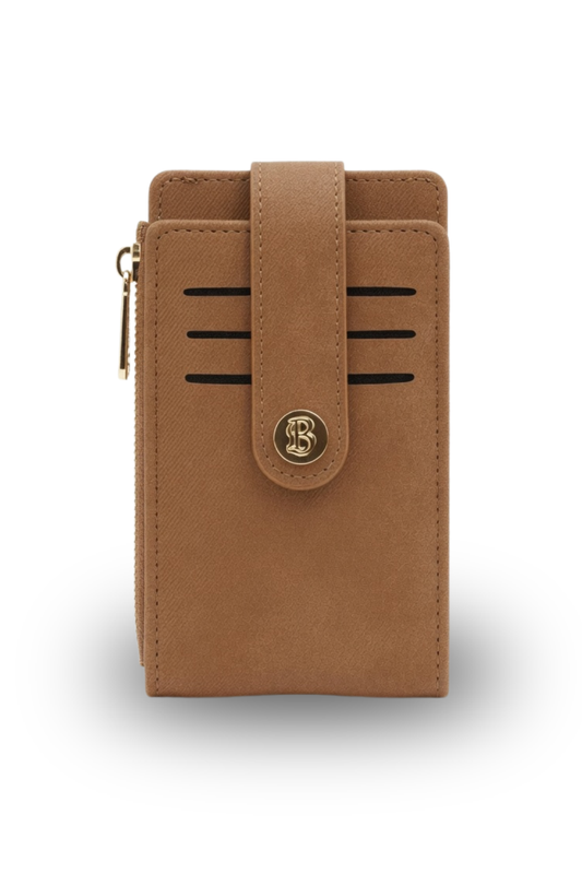 Compact Snap Tab Card Wallet