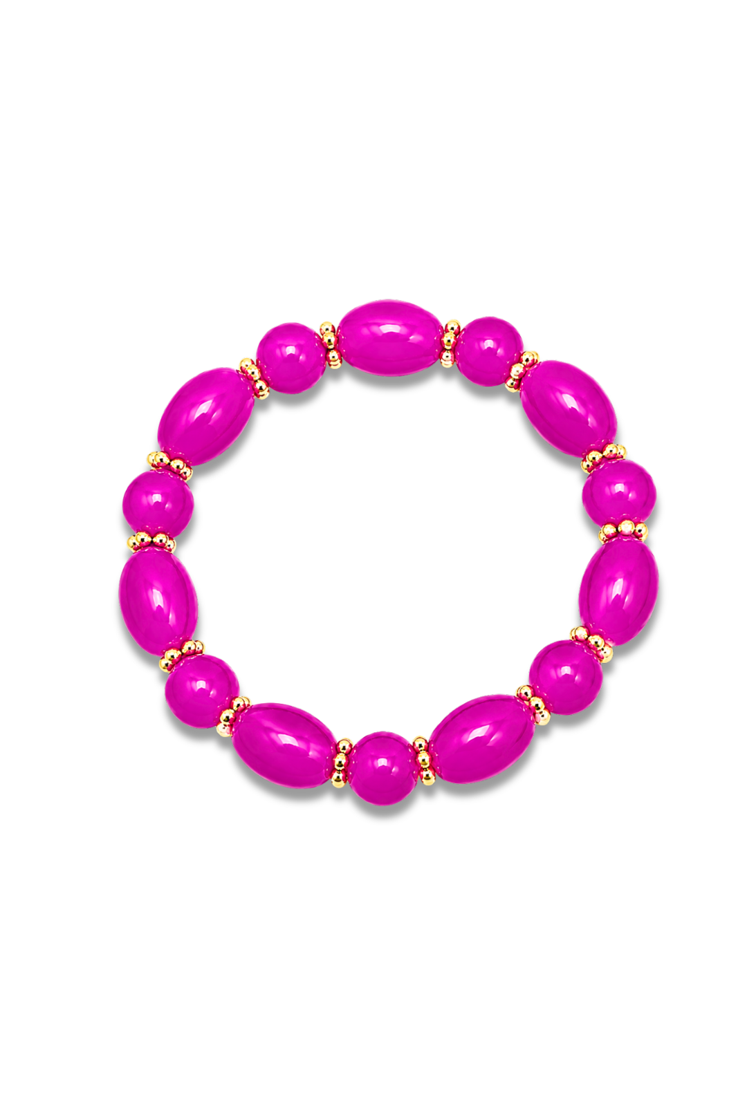 Oval Shaped Beaded Bracelet