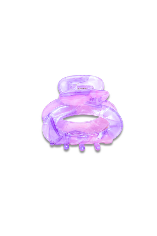 Marble Mini Hair Claw Clip
