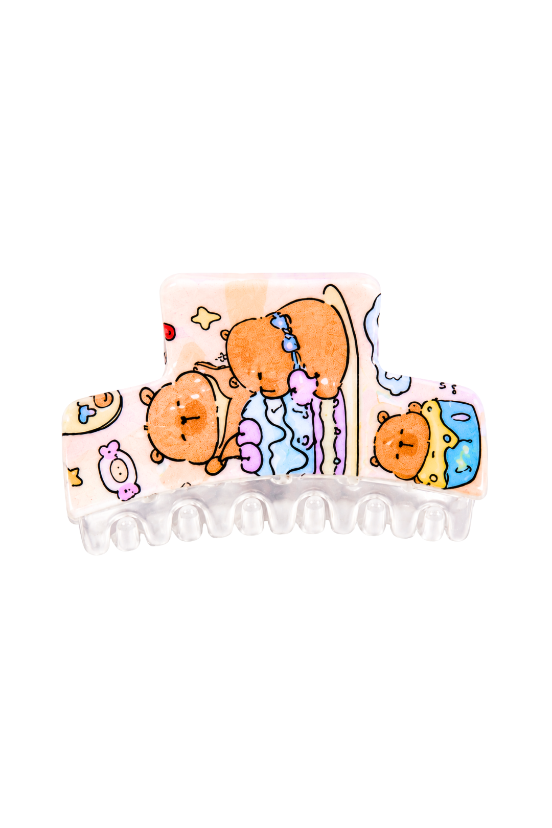 Mini Capybara Hair Claw Clip