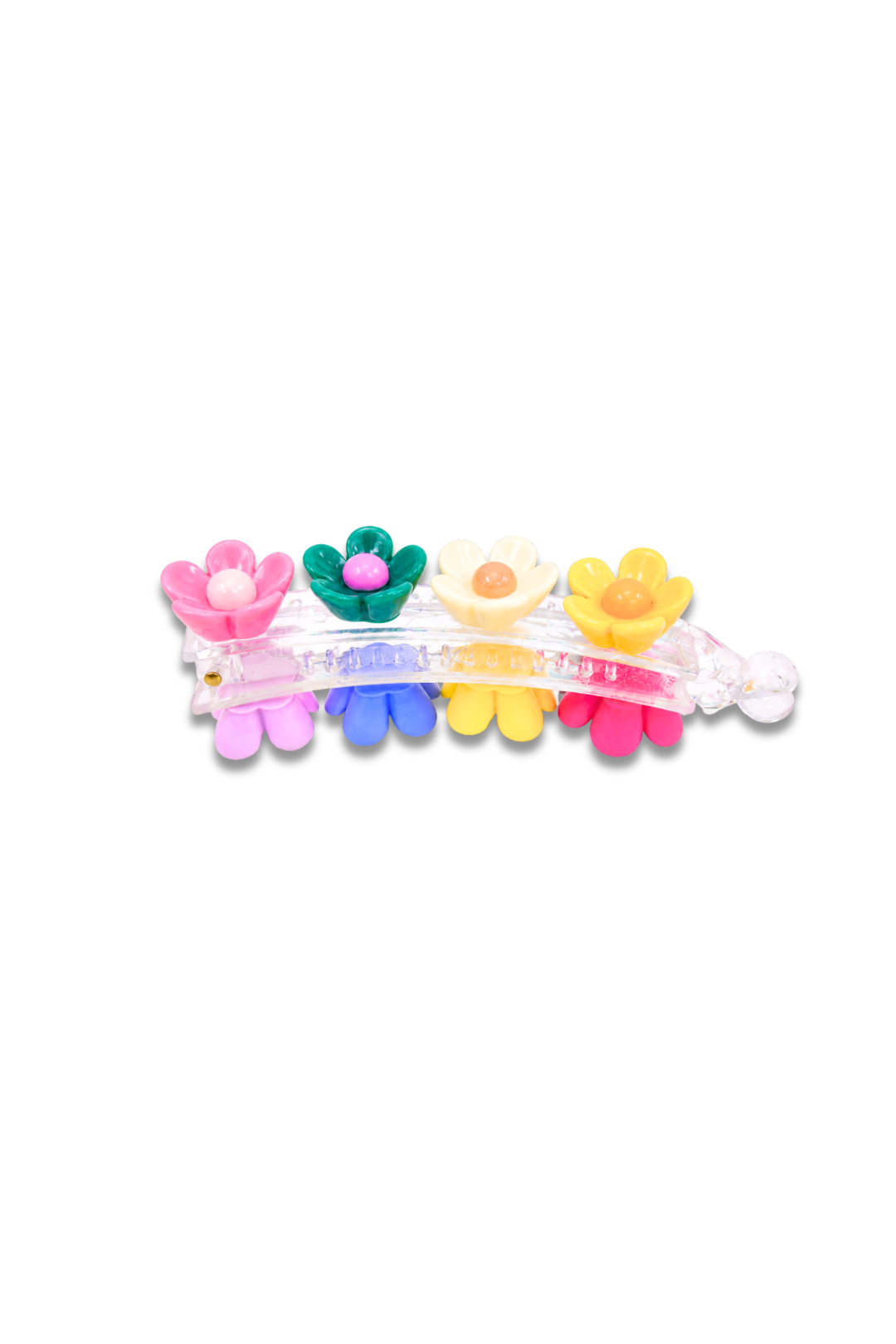 Floral Banana Hair Clip