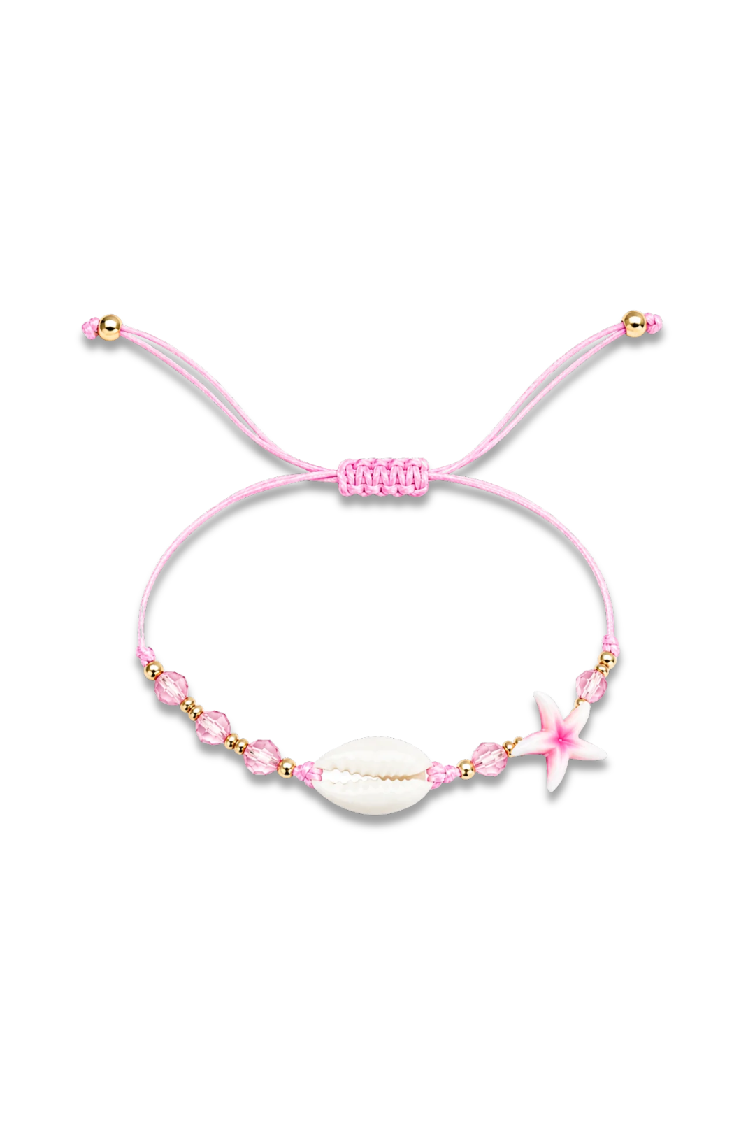 Seashell And Starfish String Bracelet
