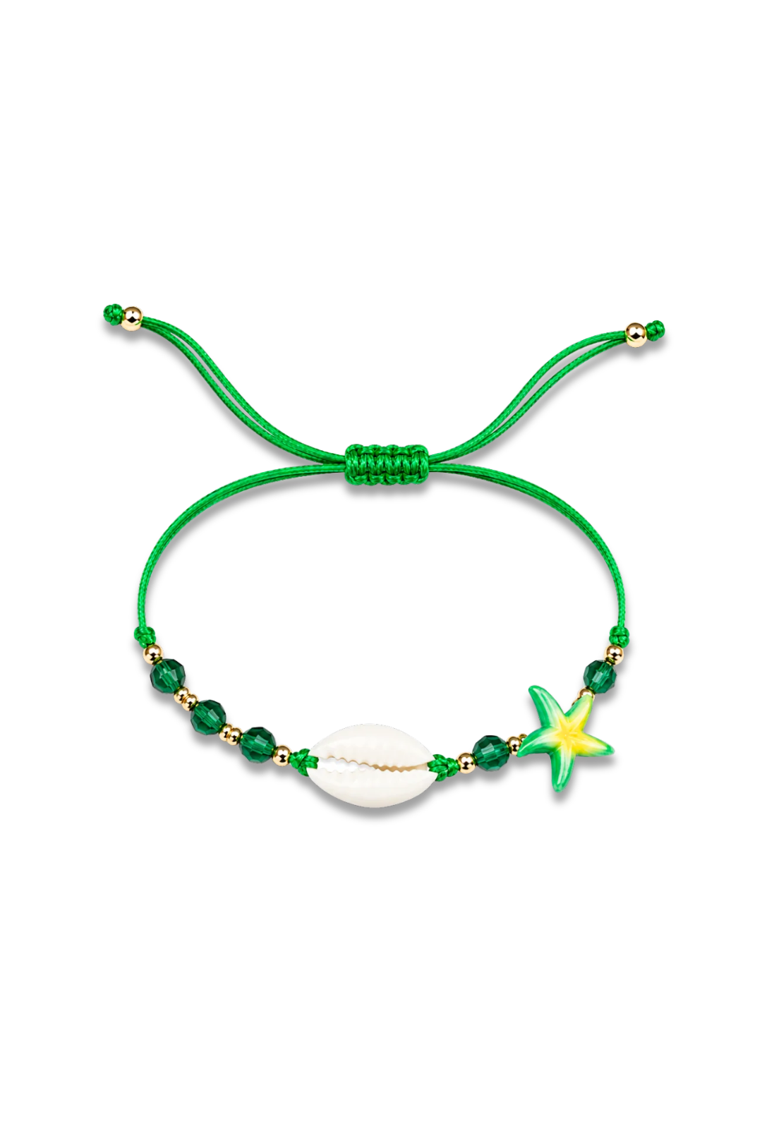 Seashell And Starfish String Bracelet