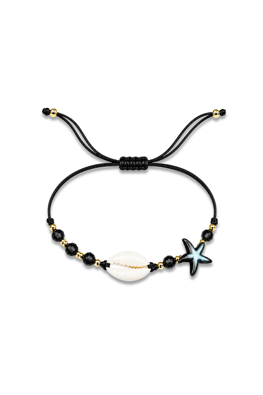 Seashell And Starfish String Bracelet