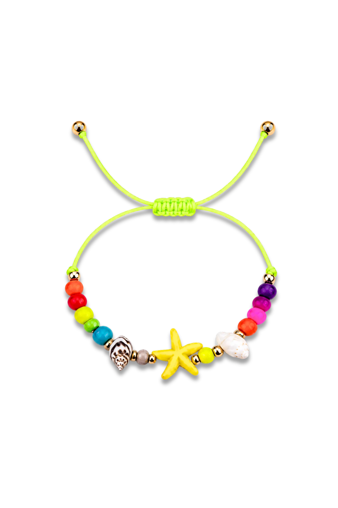 Rainbow Starfish String Bracelet