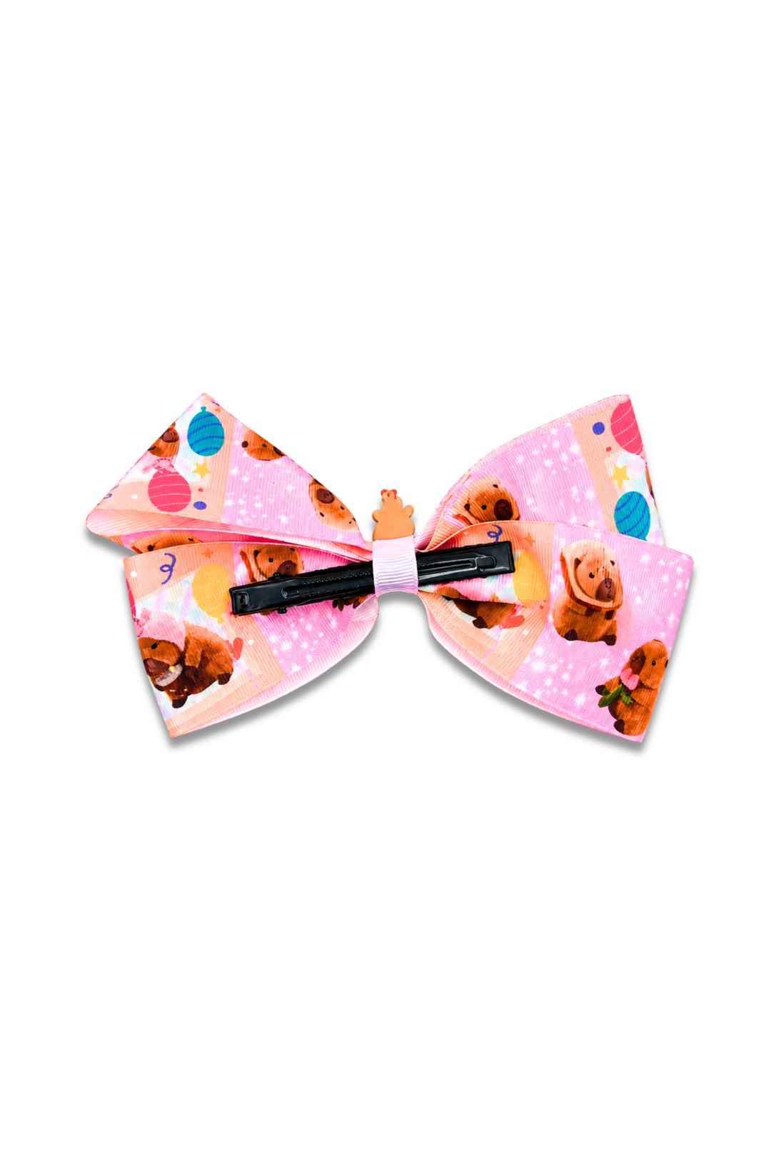 Capybara Hair Bow Clip