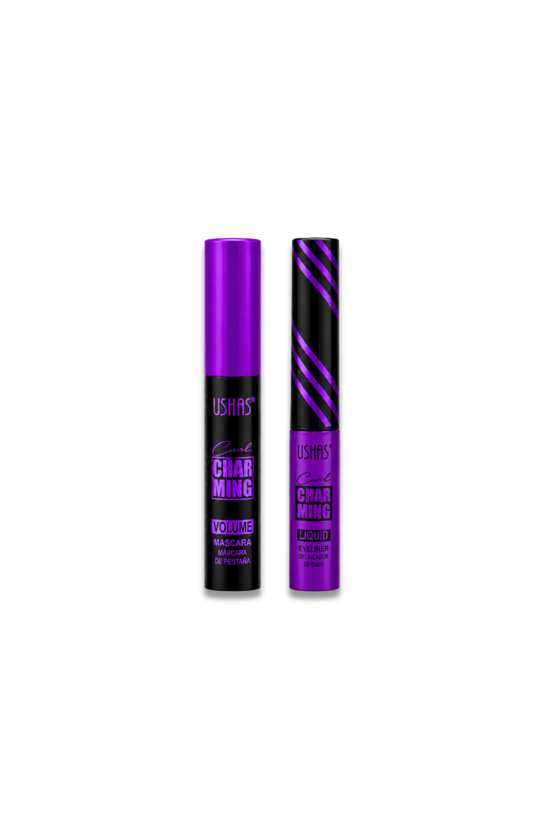 USHAS Curl Charming Mascara & Liquid Eyeliner Set