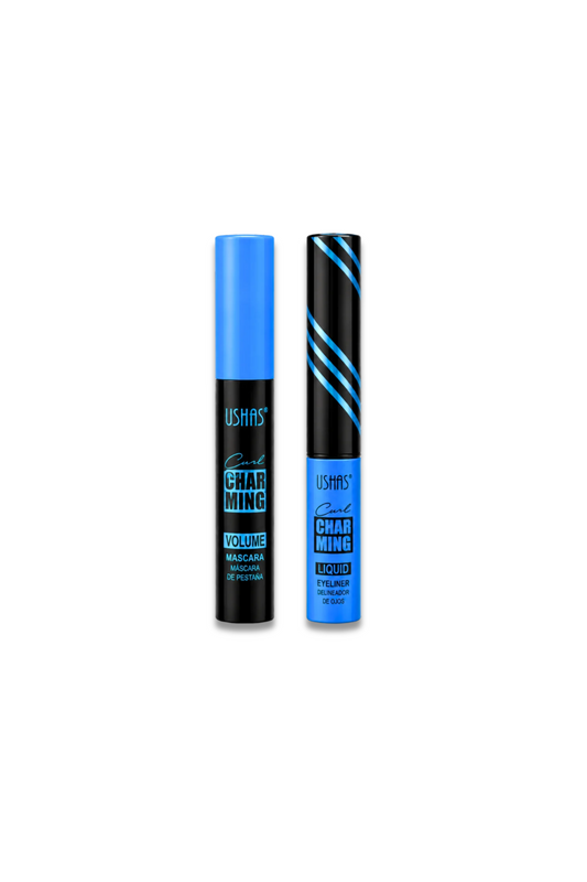 USHAS Curl Charming Mascara & Liquid Eyeliner Set