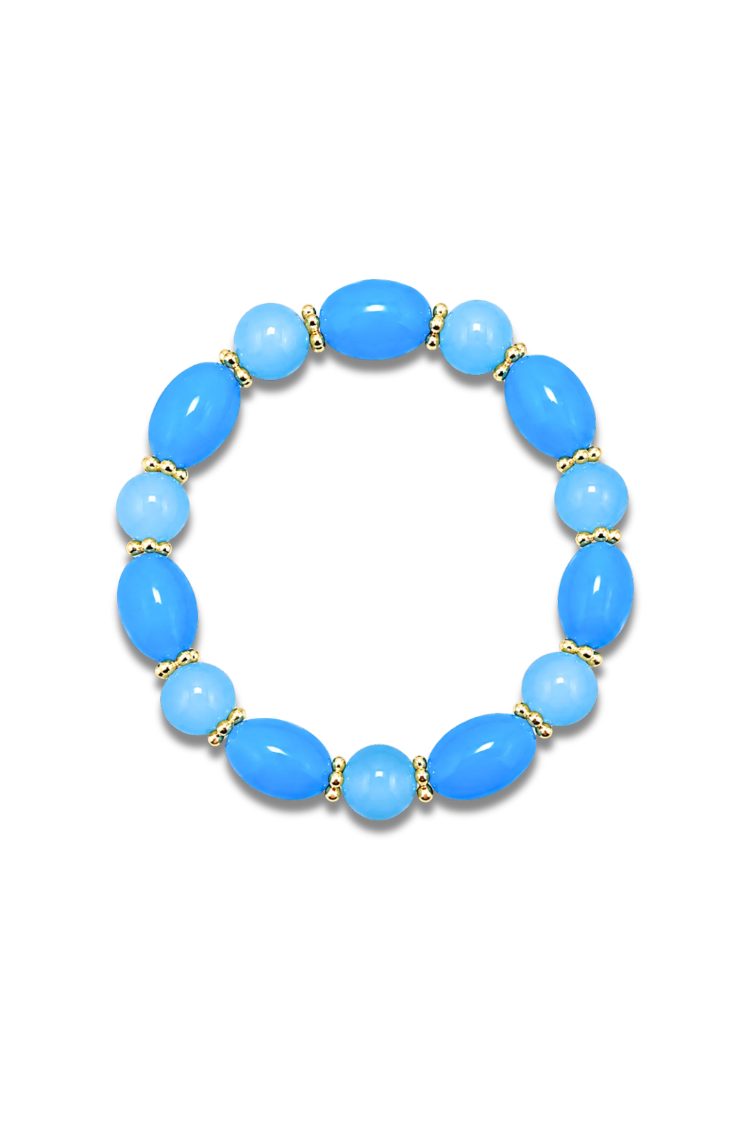 Oval Shaped Beaded Bracelet