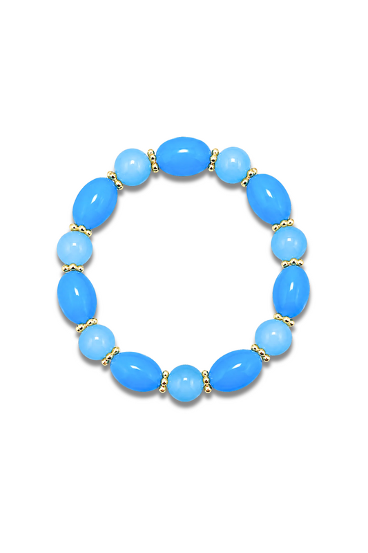 Oval Shaped Beaded Bracelet