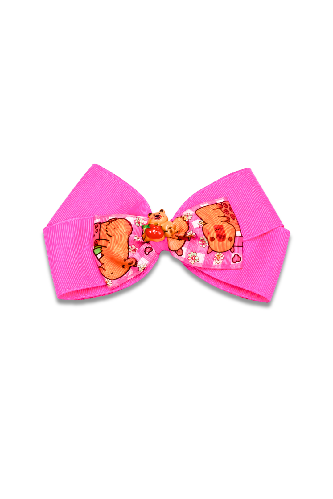 Capybara Hair Bow Clip