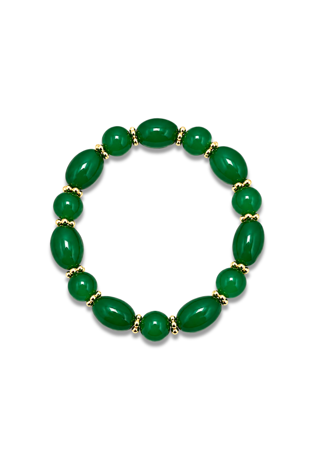 Oval Shaped Beaded Bracelet