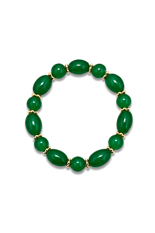 Oval Shaped Beaded Bracelet