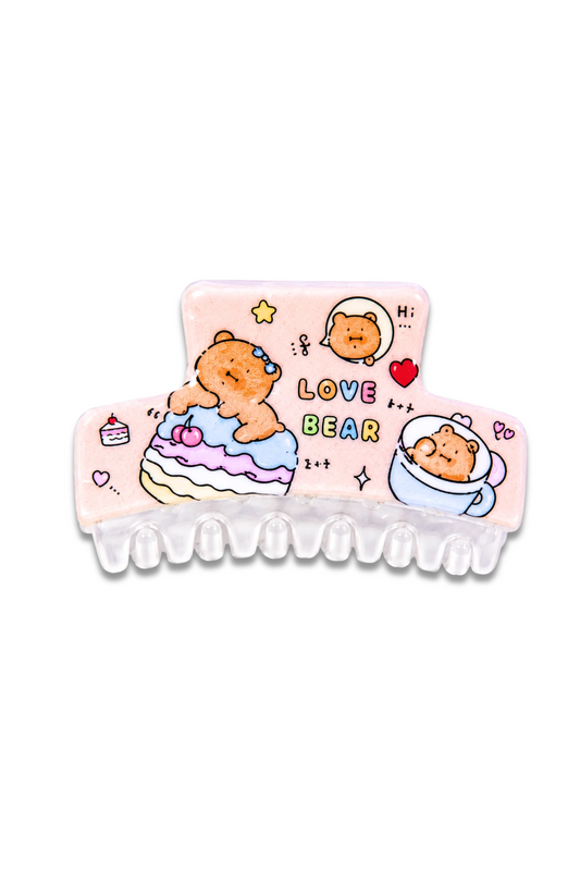 Mini Capybara Hair Claw Clip