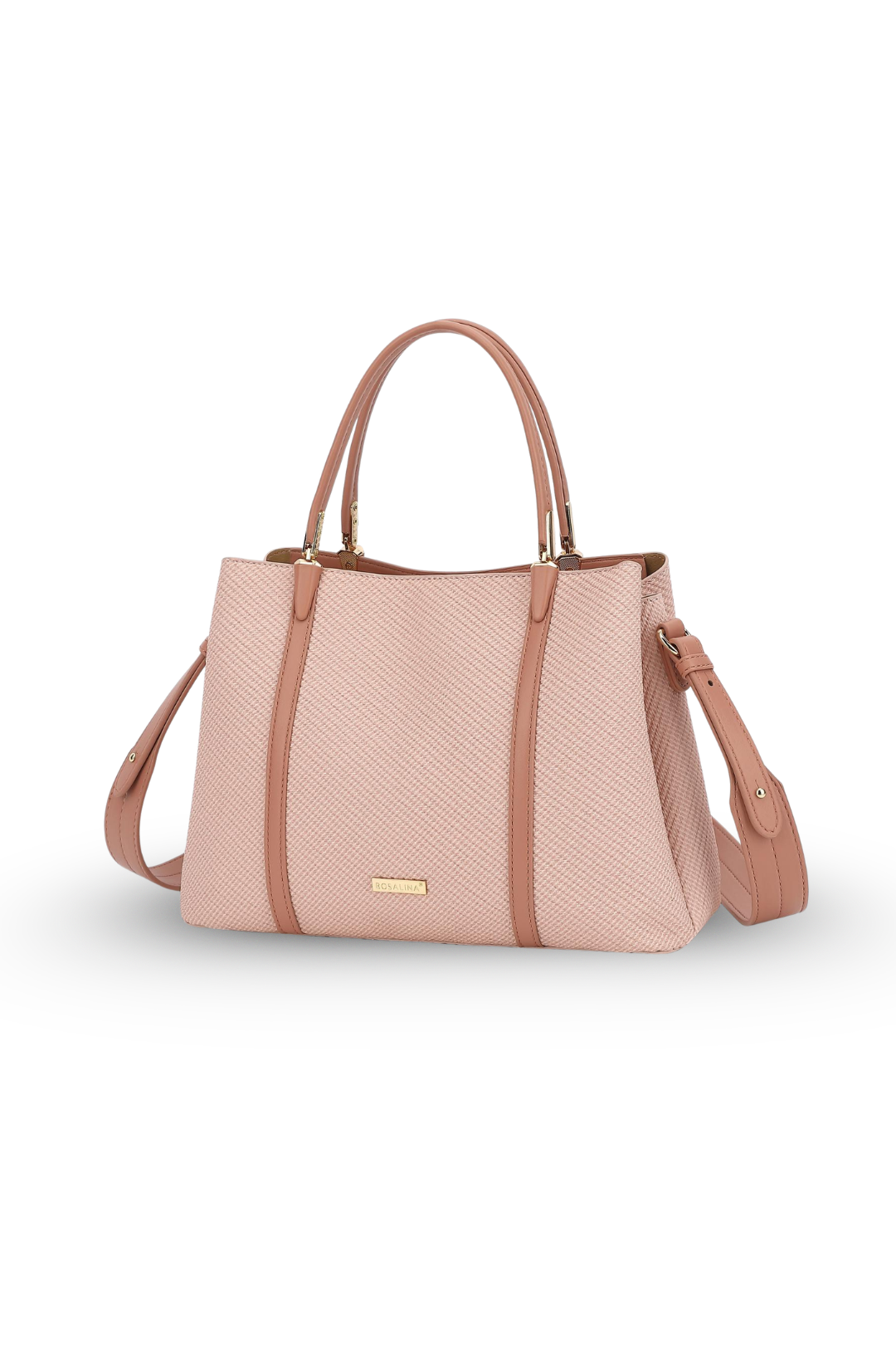 Bosalina Textured Dual Handle Shoulder Bag
