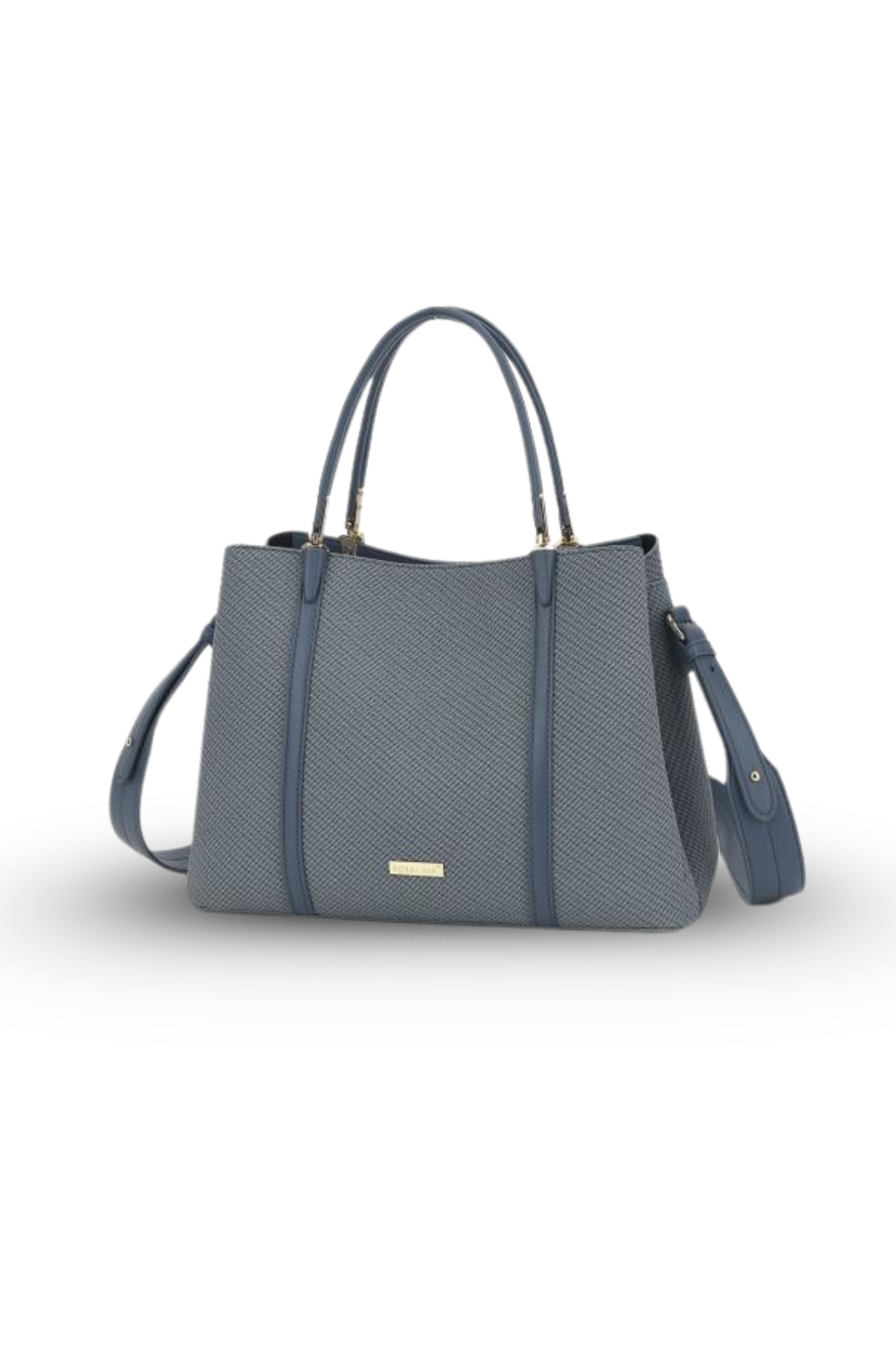 Bosalina Textured Dual Handle Shoulder Bag