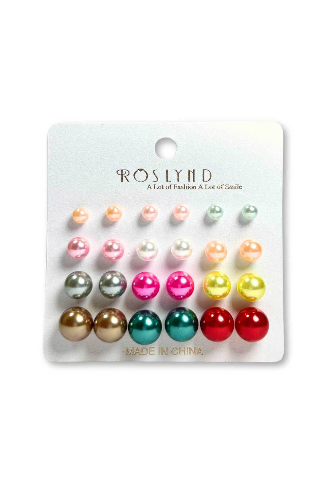 980 Multi colored Bob Earrings