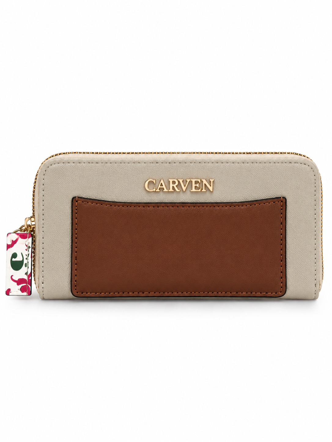 Carven Women's Zip-Around Wallet with Front Pocket