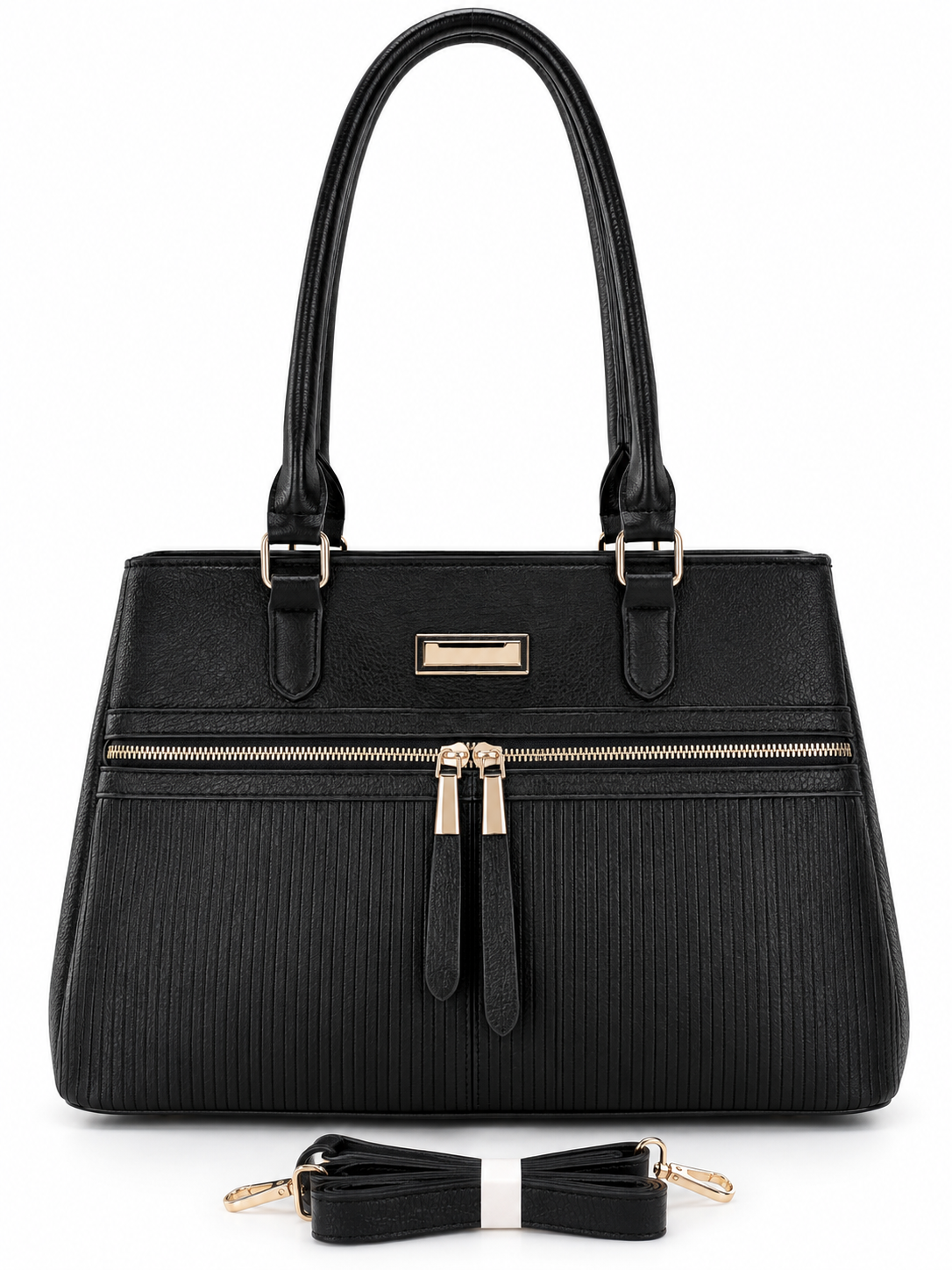 Elegant Double Handle Shoulder Bag