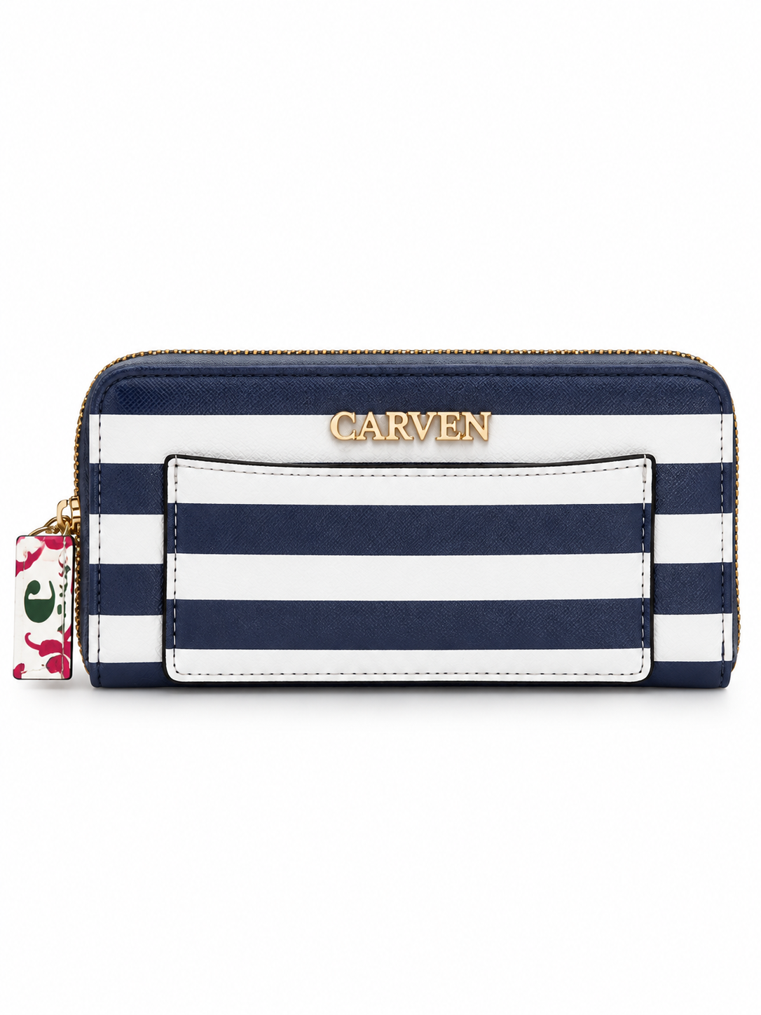 Carven Women's Zip-Around Wallet with Front Pocket