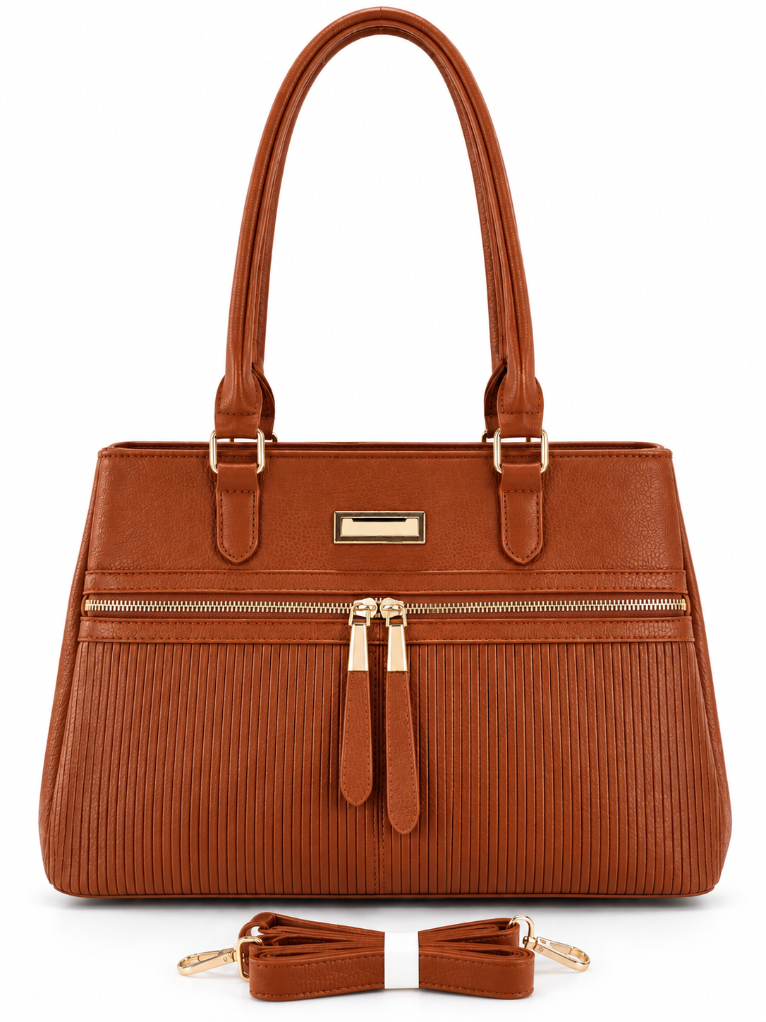 Elegant Double Handle Shoulder Bag