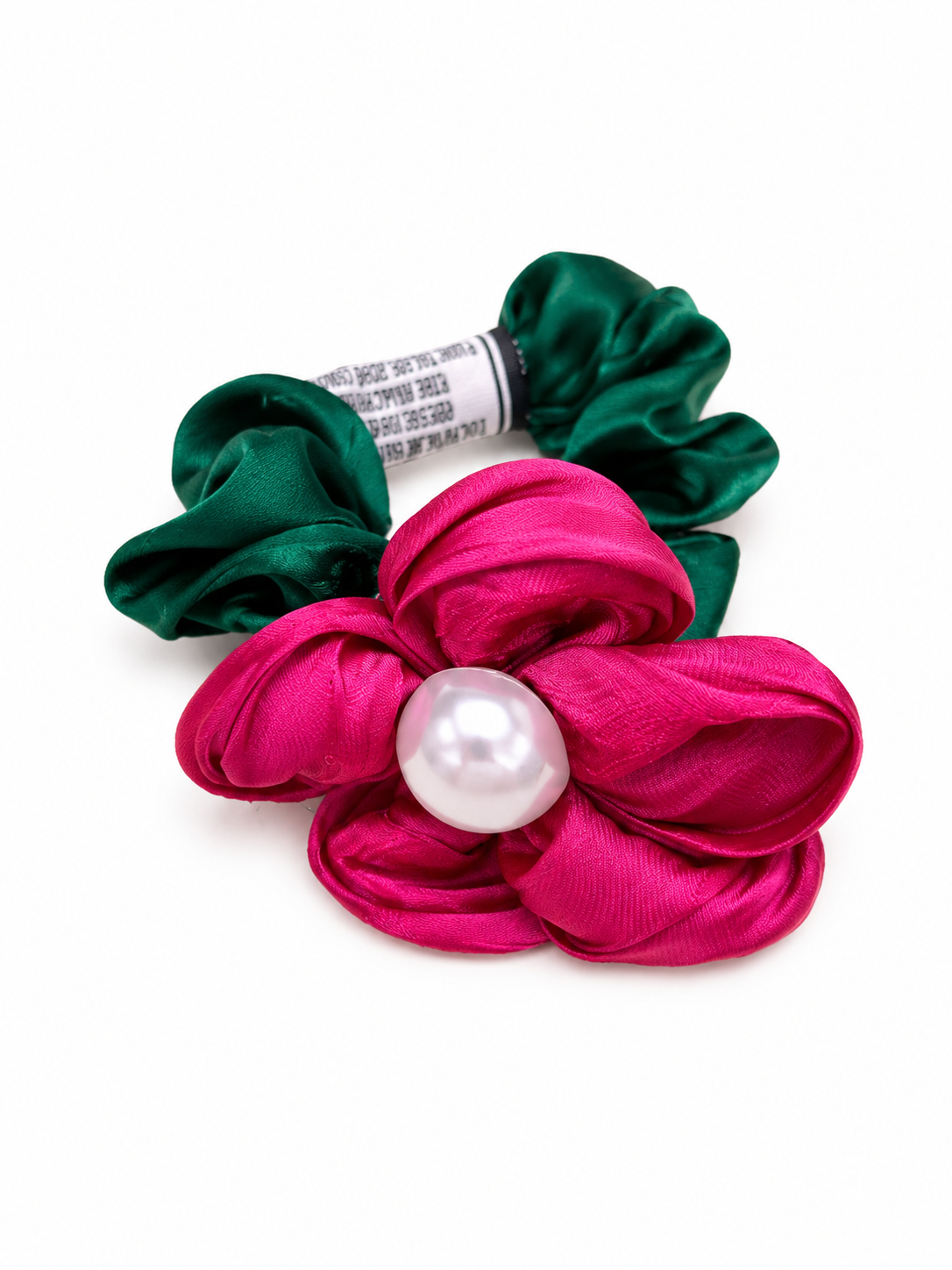 Satin Flower Hairtie