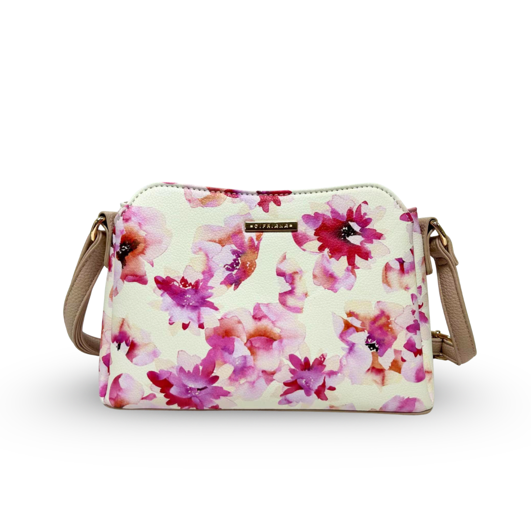 Cipriana Floral Print Crossbody Bag