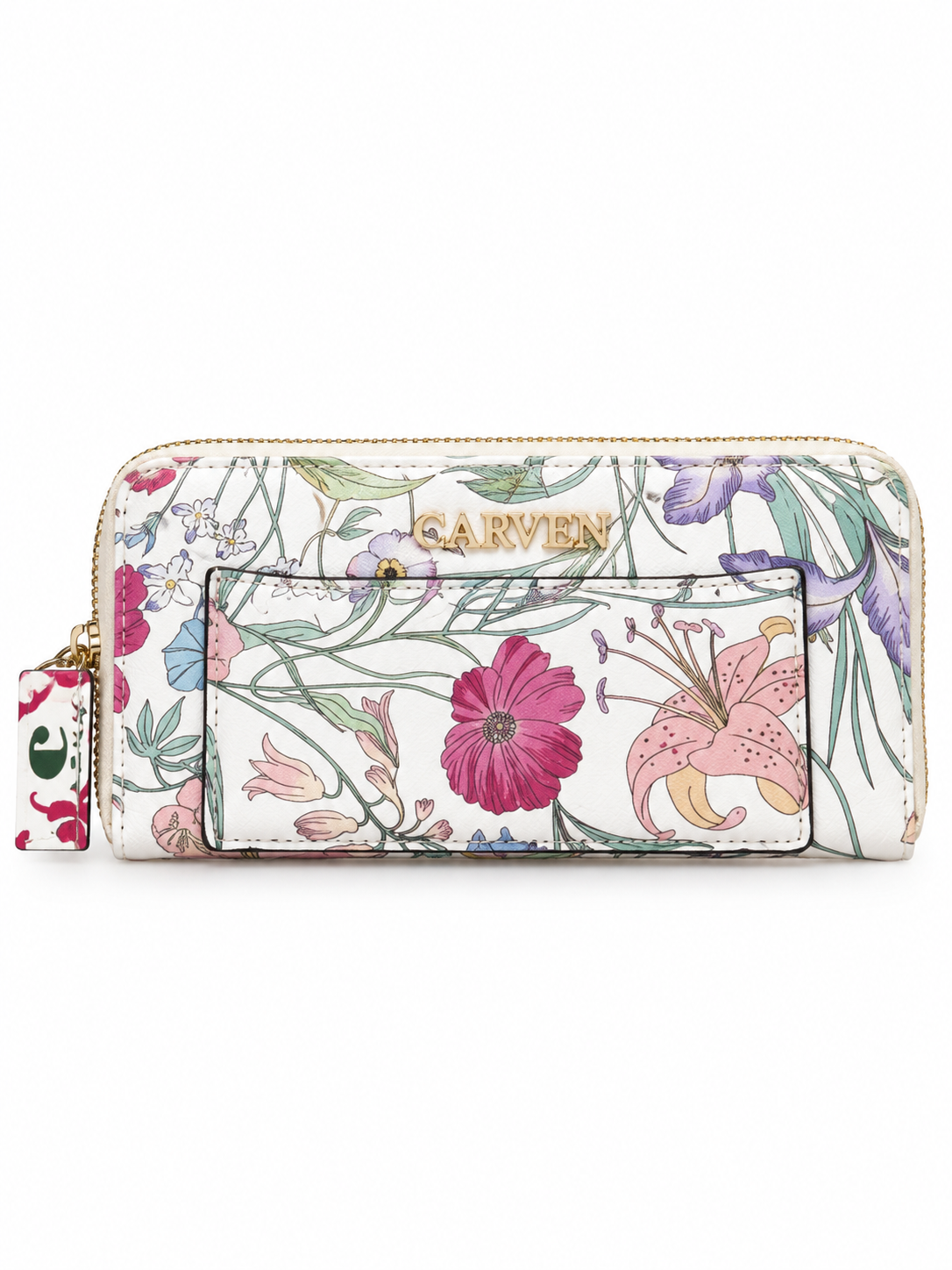 Carven Women's Zip-Around Wallet with Front Pocket
