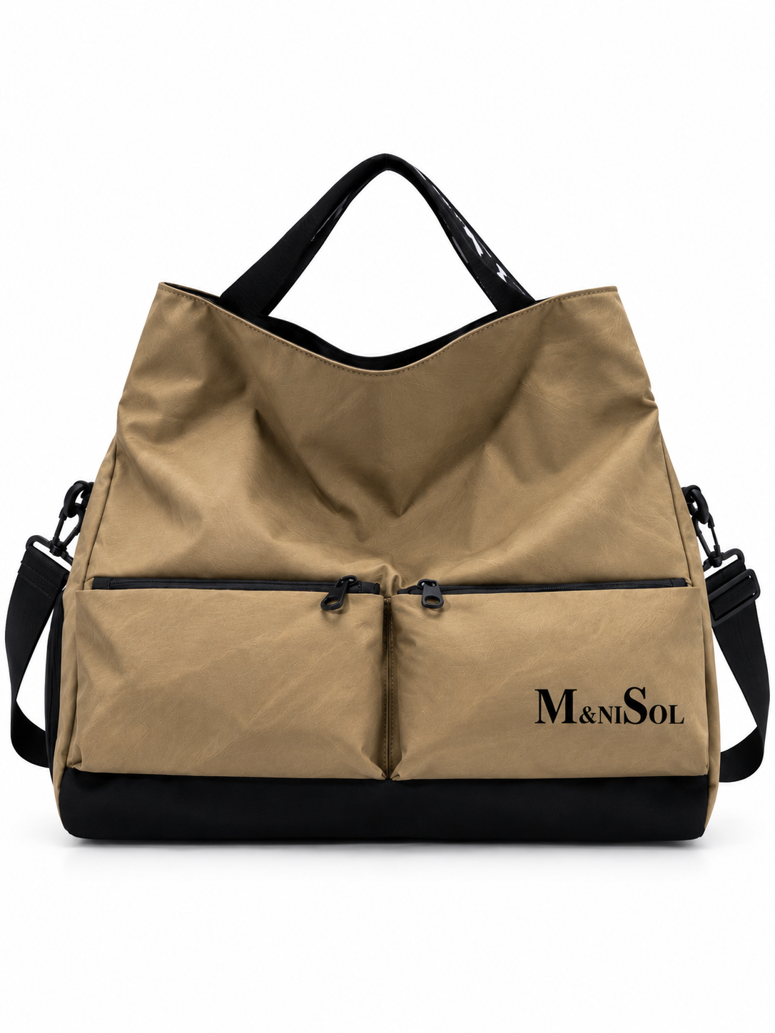 M&NiSol Multi-Pocket Tote Bag with Adjustable Shoulder Strap