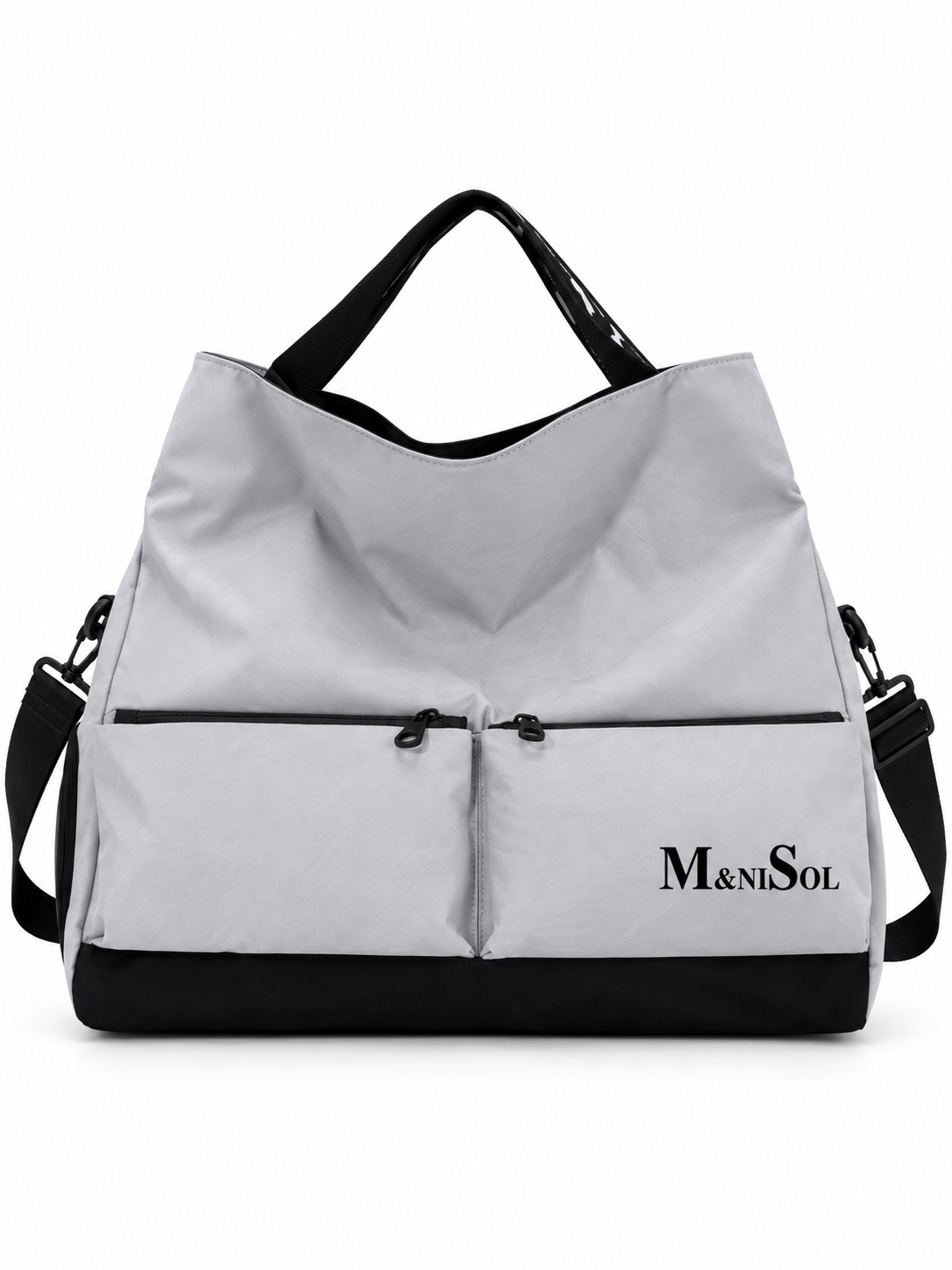 M&NiSol Multi-Pocket Tote Bag with Adjustable Shoulder Strap